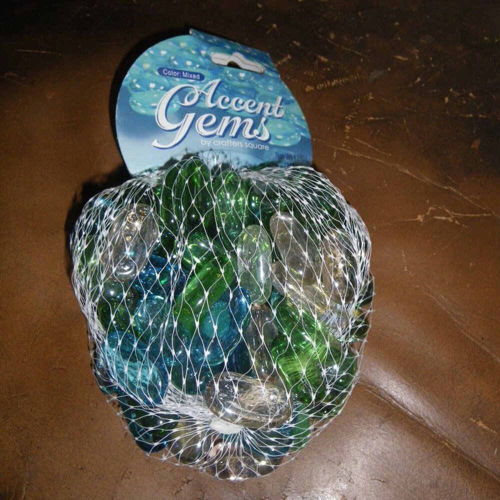 Glass Gems Dome Vase Filler Decorative Beads Marble Pebbles Stones Craft Decor